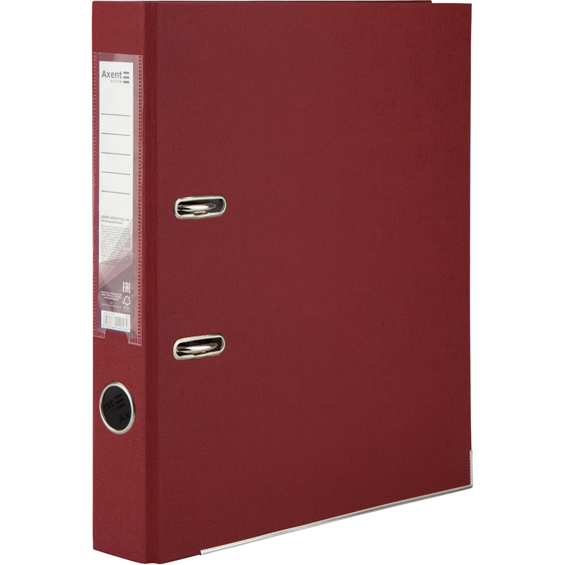 Папка-реєстратор Axent Delta (D1713-37C) А4, 50 мм, вишнева